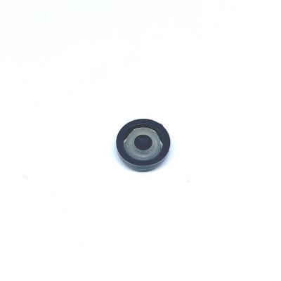 China Ral 9005 Black Nylon PA6 Decorative Dome Tops For Covering Screw Head for sale