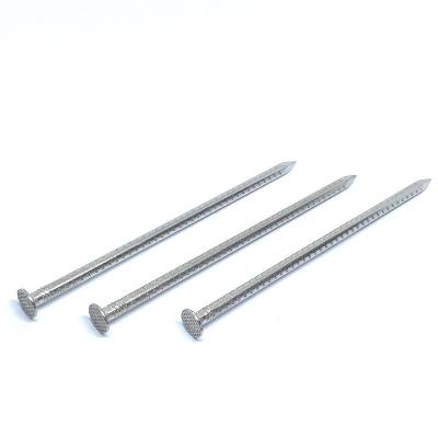 China Checkered Flat Head Nails 75MM X 3.75 A2 Hollow Shank Nails OEM Design for sale