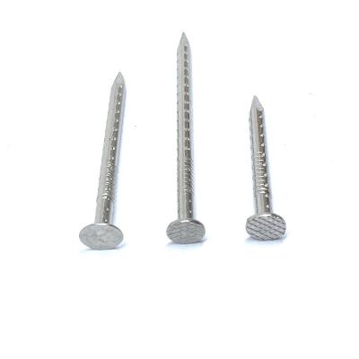 China 5.0X100MM Hollow Shank Grooved Flat Head Nails Stainless Steel 316 for sale
