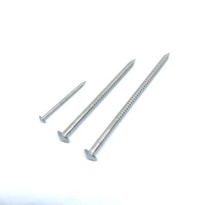 China A4 Grade Rose Head Ring Shank Stainless Steel Nails For Wooden Construction for sale