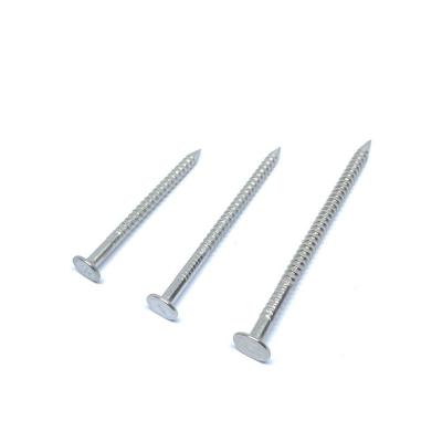 China 316 Grade Stainless Nails Annular Ring Shank Hardie Construction Nail for sale