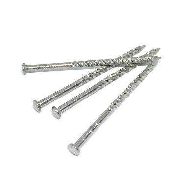 China Stainless Steel 304/316 Twisted Shank Nails Oval Head For Wooden Construction for sale
