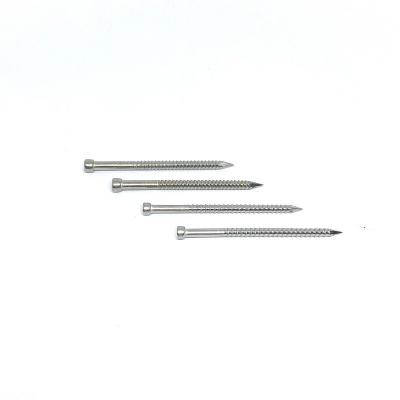 China El OEM perdió el CE anular de acero inoxidable de Ring Shank Nails With de la cabeza 316 en venta