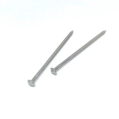 China Rose Head Annular Ring Shank Stainless Steel Nails For Wooden Project for sale