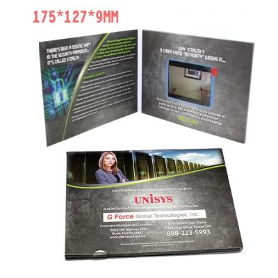 中国 2.4 インチ TFT LCD のビデオ招待カード、JPG/JPEG 写真のフォーマットのビデオ生産のパンフレット 販売のため