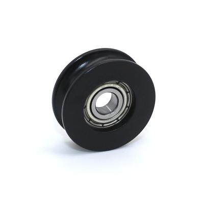 China Nylon Coated Rubber Roller Bearings Corrosion Resistance Plastic Nylon PU for sale