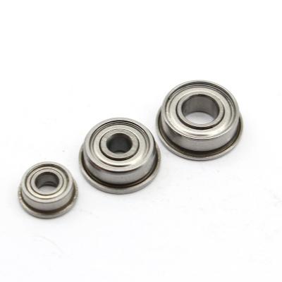 China P0 12mm Flange Bearing Industrial Single Row Spherical Flange Bearing for sale