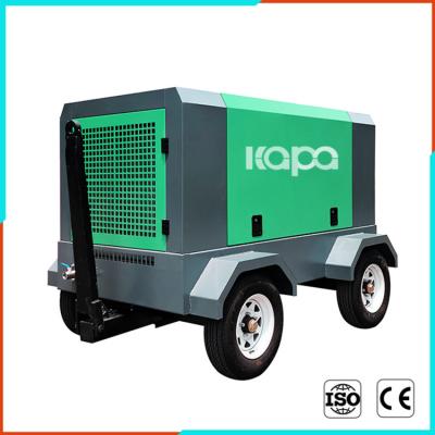 China Double Stage 400HP 2.2Mpa Diesel Portable Air Compressor for sale