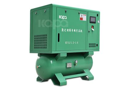 중국 16 바 15 kw/20hp는 스크류 공기 압축기를 줄이는 4-in-1 레이저를 통합했습니다 판매용