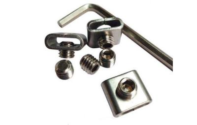China Custom Metal Stainless Steel Buckle Screw Design For Electric Power Facilities for sale