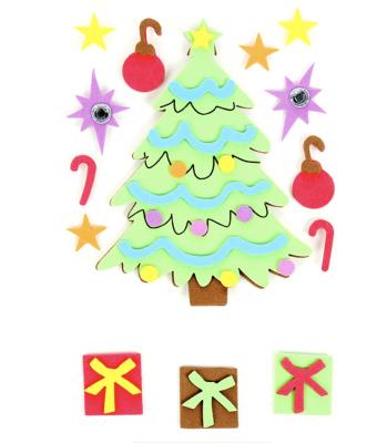 중국 학교를 위해 형태 스티커를 줄이는 아이 손으로 만드는 DIY 기술 점착성 만화 eva 폼 판매용