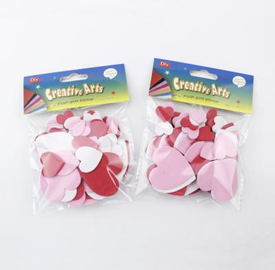 중국 학교를 위해 형태 스티커를 줄이는 아이 손으로 만드는 DIY 기술 점착성 만화 eva 폼 판매용