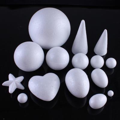 China Huevo hecho a mano del cono del corazón de la estrella de la bola de la espuma del EPS para los artes DIY de la escuela y el partido en venta