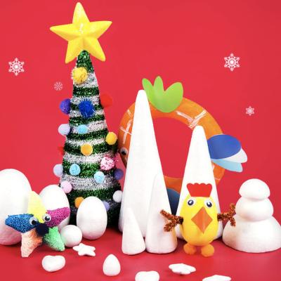 China Huevo hecho a mano del cono del corazón de la estrella de la bola de la espuma del EPS para los artes DIY de la escuela y el partido en venta