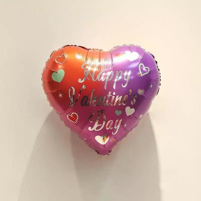 China Wholesale 18 Inch Heart Shaped Foil Balloon Wedding Decoration Balloon Love Balloons For Party for sale