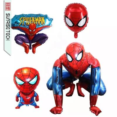 China Cartoon Spiderman Inflatable Helium Toy Foil Balloon for sale