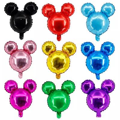 China Decoração do partido de Mickey Mouse Foil Balloon Birthday dos desenhos animados da cabeça de Minnie de 18 polegadas à venda