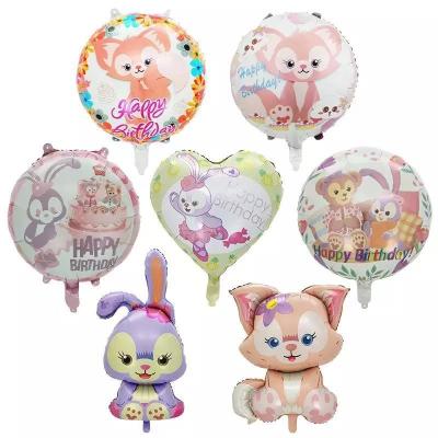 China Wholesal Cartoon Stellalou Lina Bell Duffy Foil Balloons Globos For Birthday Party Decoration Kids Toy Balloon for sale
