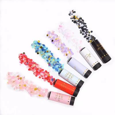 China Wholesale wedding birthday party decoration party confetti cannons colors gender reveal confetti party poppers cannons for sale