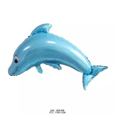 China Wholesal Hot sale cartoon dolphin party foil helium balloons for birthday or festival for sale