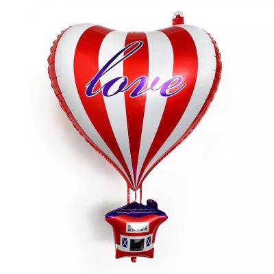중국 홀세널 2022 뜨거운 22 인치 4D 사랑 마음은 웨딩 발렌타인데이 파티를 위해 기구 열기구 포일 보다 글로보를 형성했습니다 판매용