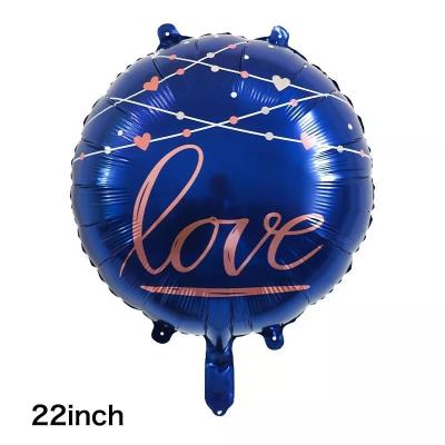 China Wholesal LOVE Valentine's Day Foil Balloon Wedding Party 22 inch Valentine's Day Scene Decoration Balloon Supplies Toys for sale