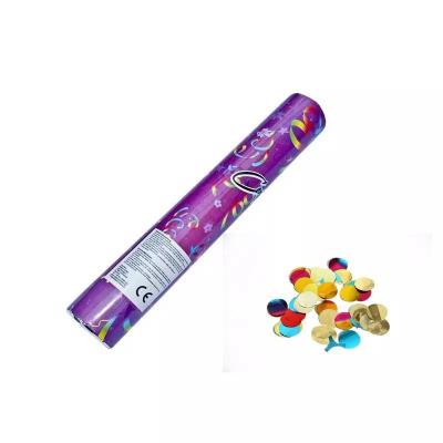 China Wholseal 2022 Christmas Wedding And Baby Gender With Colorful Powder Stick Party Popper Confetti Canon for sale