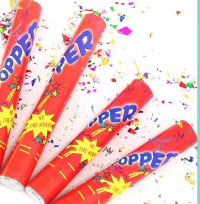 China Creative Wedding Gift Festival Celebration Fireworks Handheld Confetti Cannon for sale