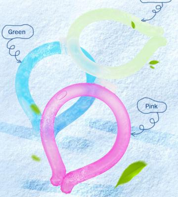 중국 스포츠를 위한 PCM 자동적 얼음 목 냉각 튜브 야외 착용할 수 있는 열 가소성 폴리우레탄 수지 판매용