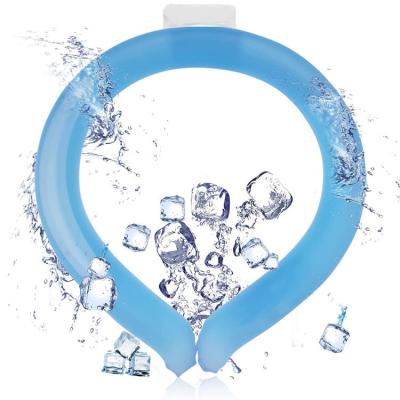 중국 스포츠를 위한 PCM 자동적 얼음 목 냉각 튜브 야외 착용할 수 있는 열 가소성 폴리우레탄 수지 판매용