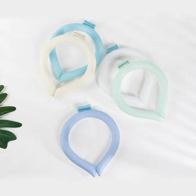 중국 재사용할 수 있는 냉동식품은 시원한 핸즈프리 PCM 냉각 넥 링 커스텀 로고를 목을 자릅니다 판매용