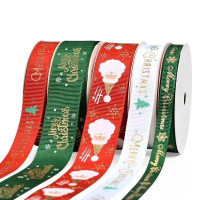China FAMOUS Christmas Ribbon Gifts Tapes Webbing Wholesale Satin With Logo Party Home Decora Ornaments à venda