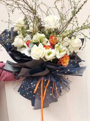 China Fabric Waterproof Decorative Artificial Flower for Decoration for sale
