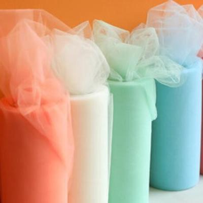 China Organza Tulle Rolls 100 Yards Length 100Y Care Instructions Hand Wash Or Dry Clean for sale