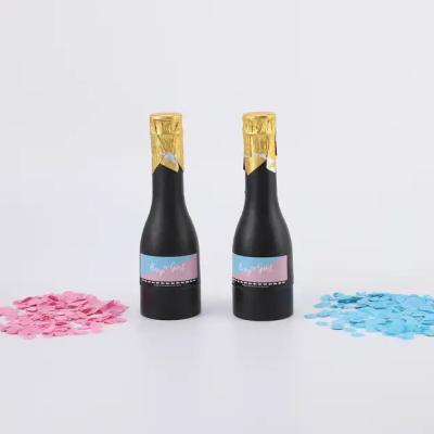 China Eco-vriendelijke feestelijke benodigdheden geslacht onthullen confetti kanon roze blauw Te koop