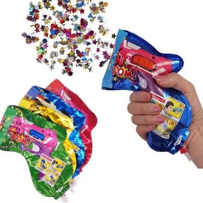 China Inflatable Toy Fireworks Gun Handheld Confetti Poppers Cannons For Wedding Birthday Graduation Fun Party Supplies for sale