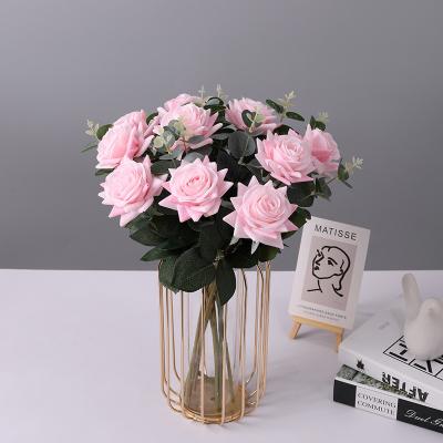 중국 시뮬레이션 작은 각의 장미 결혼식 장미 벽 및 거리 표지 장식 판매용