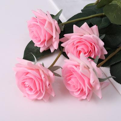 중국 장미 인공 꽃 집 거실 장식, 발렌타인 데이 인공 꽃 결혼식 홀 장식 판매용