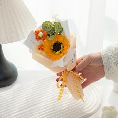 중국 손으로 만든 햇꽃 꽃束, 완성 된 꽃束, 축제 선물 판매용