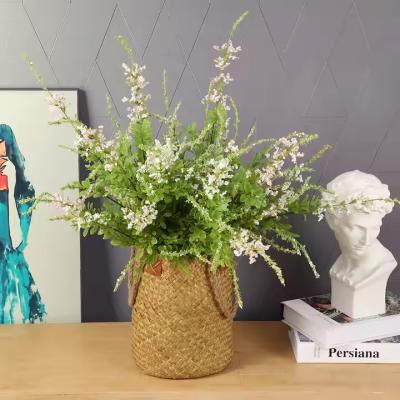 China Erva de Salvia Artificial Pequena Flor Selvagem Sálvia de Seda Com Flores Para Bouquet de Noiva Enchimento de Casamento Plantas de Decoração de Interior à venda