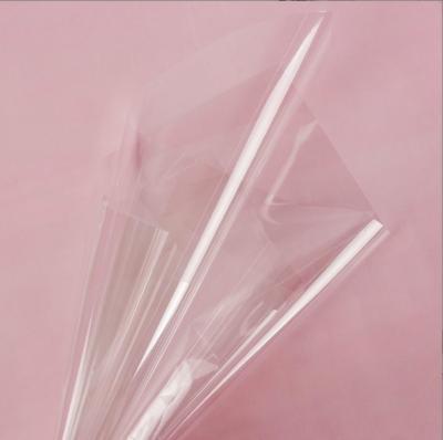 중국 투명 방수 셀로판 꽃 포장지 DIY 수제 재료 패키지 58*58cm 판매용