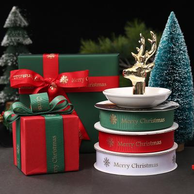 Китай лента рождества 25mm зеленый цвет ленты сатинировки создания программы-оболочки подарка 1 дюйма белый красный продается