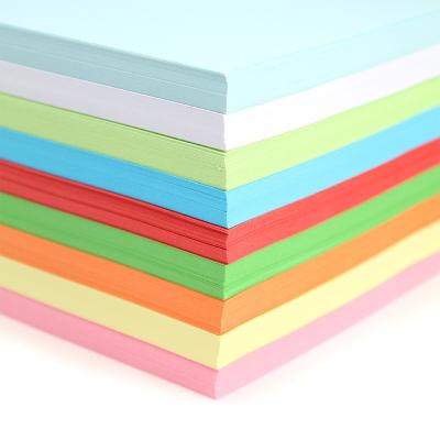 China Multicolored Origami A4 Size Coloured Pastel Sheet A4 Coloured Paper 80gsm for sale