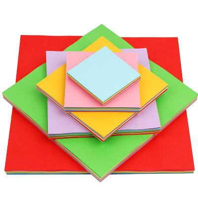 China 80gsm Coloured Double Sided Origami Paper Square 20cmX20cm for sale