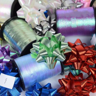 China Multi Colored Waterproof Curling Ribbon Roll For Gift Wrapping en venta