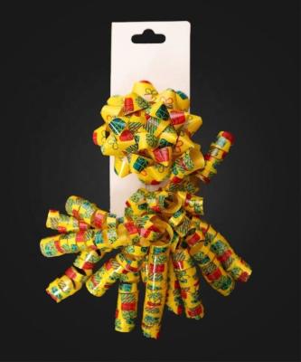 China arco rizado del regalo de la cinta de la cinta decorativa del papel de regalo del día de la celebración de 10m m en venta
