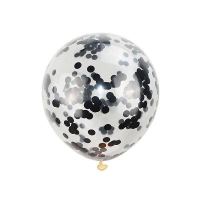 중국 라텍스 투명한 반짝거림 풍선기구는 18 인치 컨페티 풍선기구를 둥글게 합니다 판매용