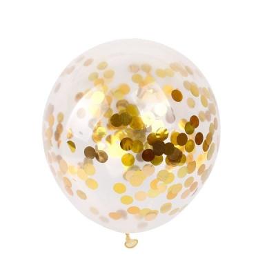 중국 라텍스 투명한 반짝거림 풍선기구는 18 인치 컨페티 풍선기구를 둥글게 합니다 판매용