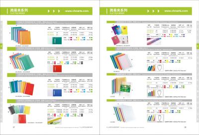 China School Orange flat clear plastic folders a4 Plastic Binder Folder for sale