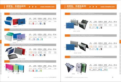 Chine Sac en plastique transparent bleu rouge de dossier d'accordéon du sac FC de fichier document à vendre